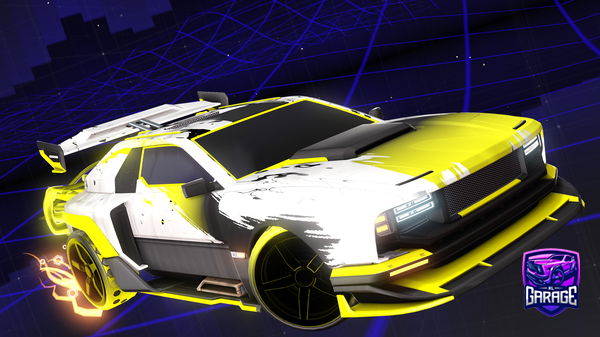 A Rocket League car design from G0DSP33D