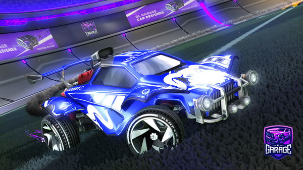 A Rocket League car design from Jesus512