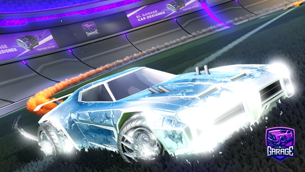 A Rocket League car design from Yo7
