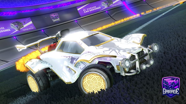 A Rocket League car design from Poweredplayer