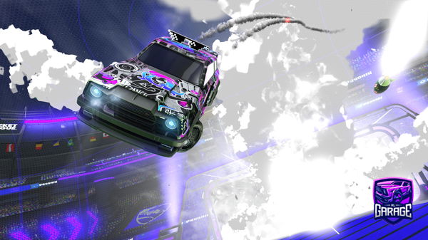 A Rocket League car design from strutze