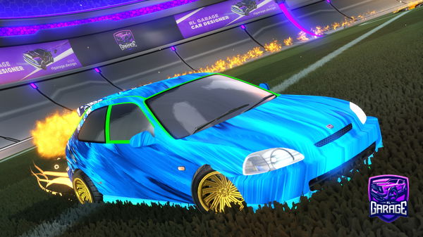 A Rocket League car design from ItsFinny