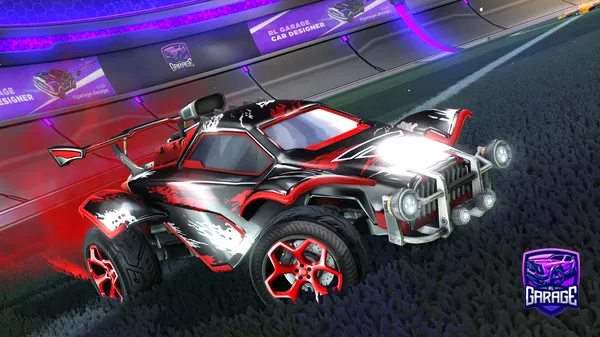 A Rocket League car design from Demonerty