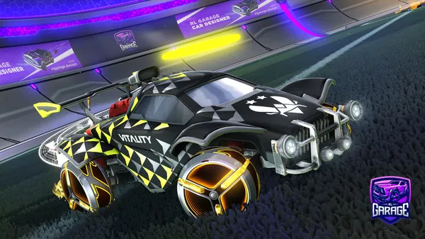 A Rocket League car design from TopBinner