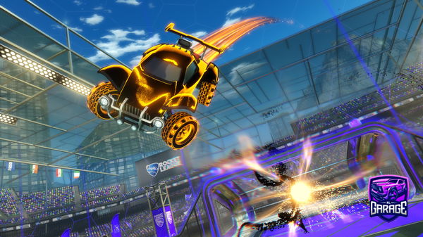 A Rocket League car design from boooooooiii