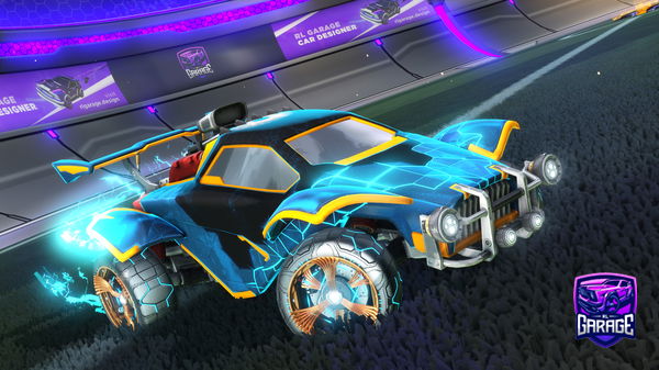 A Rocket League car design from Froggy19