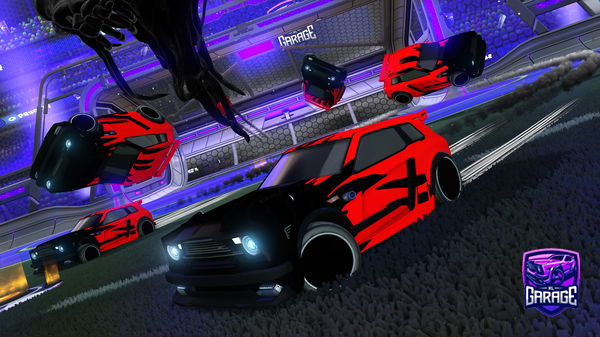 A Rocket League car design from IcePlex_