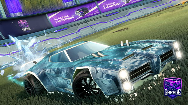 A Rocket League car design from OpaMahmoet