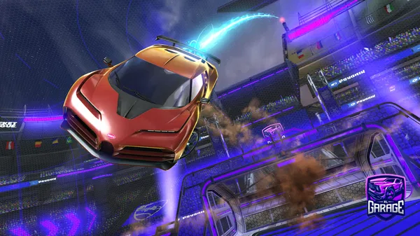 A Rocket League car design from Cosplash