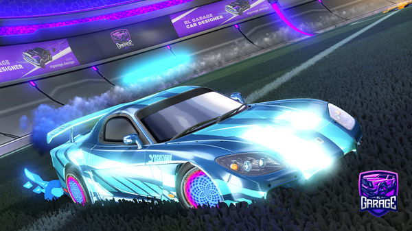 A Rocket League car design from Death-Beckou