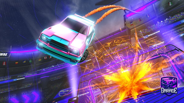 A Rocket League car design from dinlo223