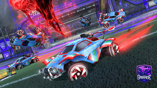 A Rocket League car design from Jeebozz