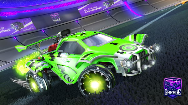 A Rocket League car design from Synxty