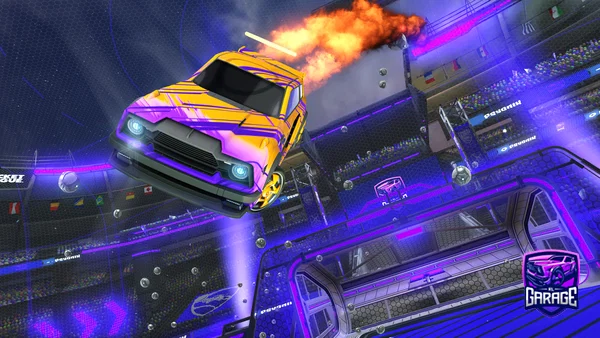 A Rocket League car design from Mustang13_12