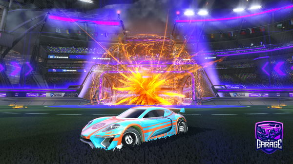 A Rocket League car design from R4PTOR34