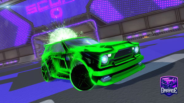 A Rocket League car design from Fostalicska2000