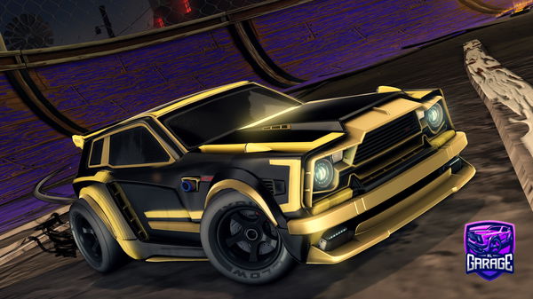 A Rocket League car design from Sprinklez