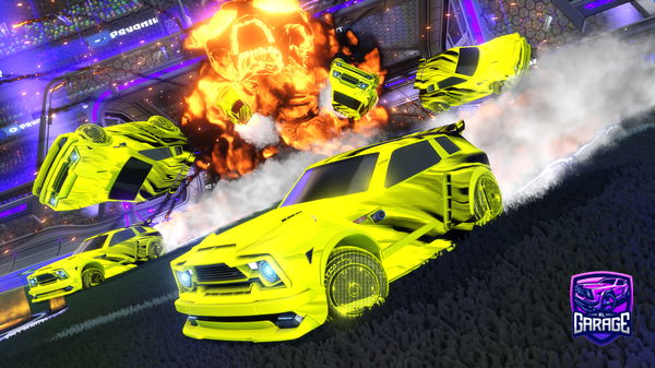 A Rocket League car design from JustCxtalyst