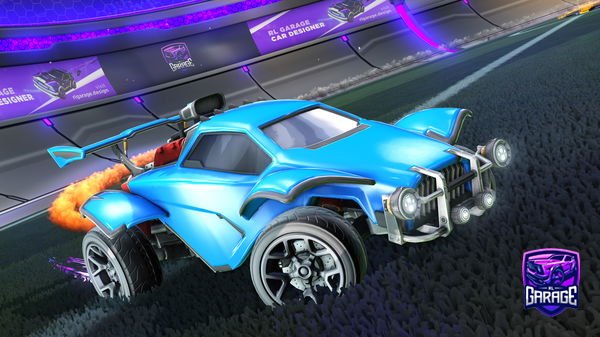 A Rocket League car design from DvckyyMC