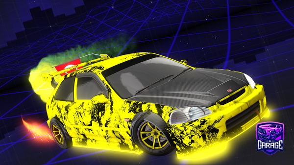 A Rocket League car design from Reynttt