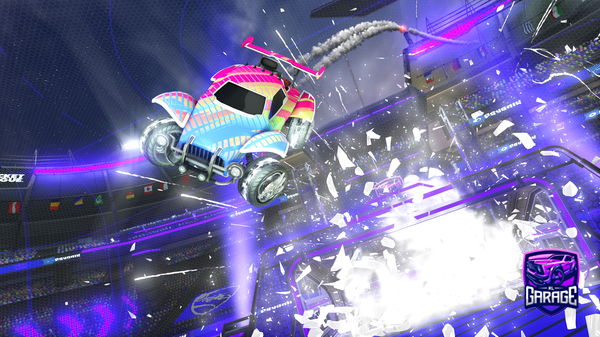 A Rocket League car design from b0caaj