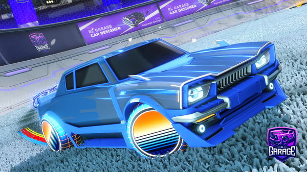 A Rocket League car design from solved73