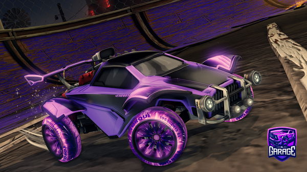 A Rocket League car design from TwitchJoselu315