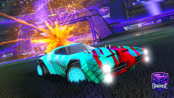 A Rocket League car design from Hunek