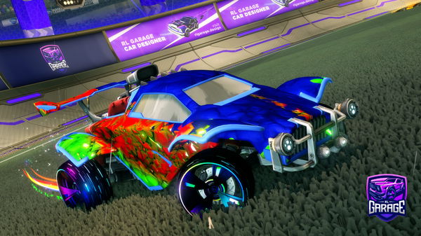 A Rocket League car design from JocularScarf968