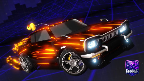 A Rocket League car design from Kuriako