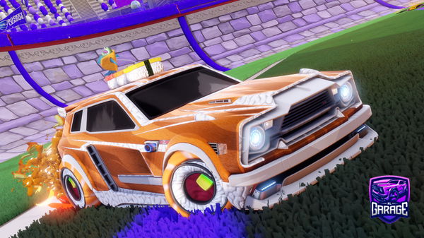 A Rocket League car design from Mafas187