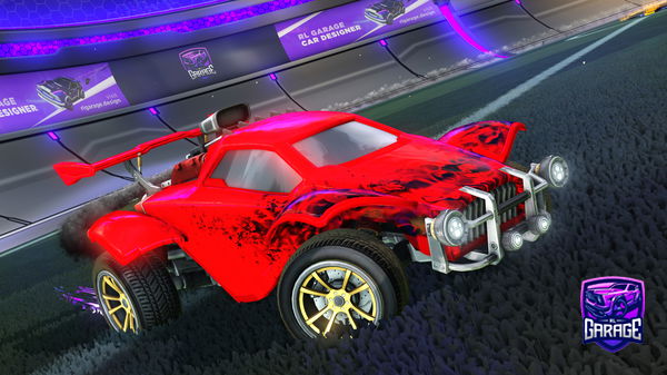 A Rocket League car design from FuzzyPotato7824