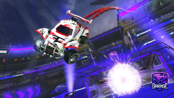 A Rocket League car design from Vokzy500