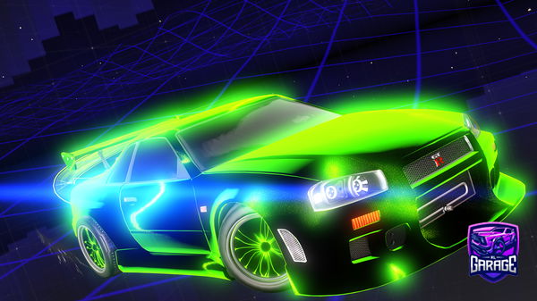 A Rocket League car design from shota_4k