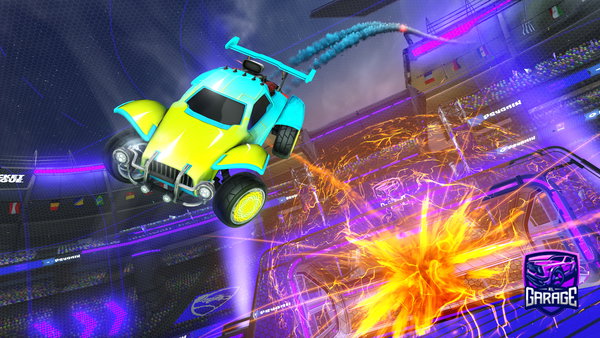 A Rocket League car design from XxcrisxX4806