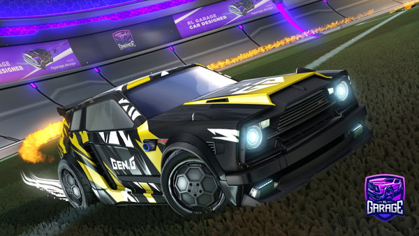 A Rocket League car design from QuackingMGTOPG