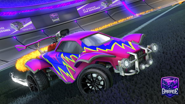 A Rocket League car design from RosesRL