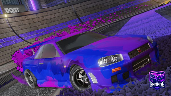 A Rocket League car design from Bzdylus