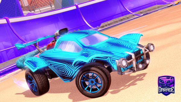 A Rocket League car design from thenumber1number1