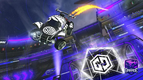 A Rocket League car design from rezxii