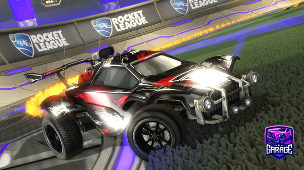 A Rocket League car design from Industryfox