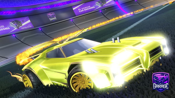 A Rocket League car design from BluBacnTheif