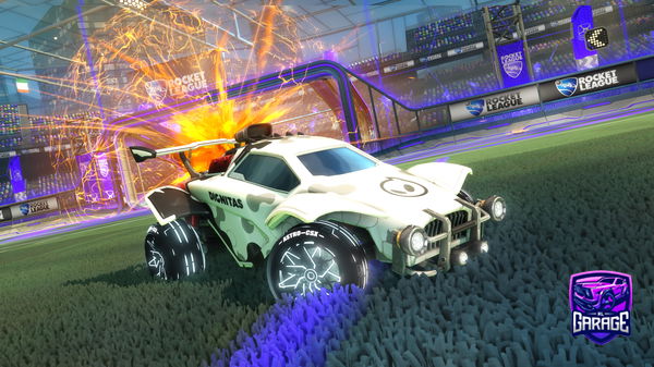 A Rocket League car design from afrostedbagel