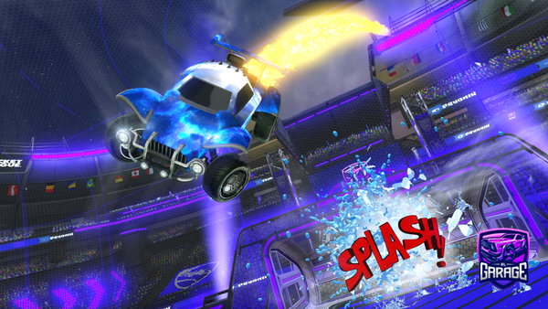 A Rocket League car design from Quax18
