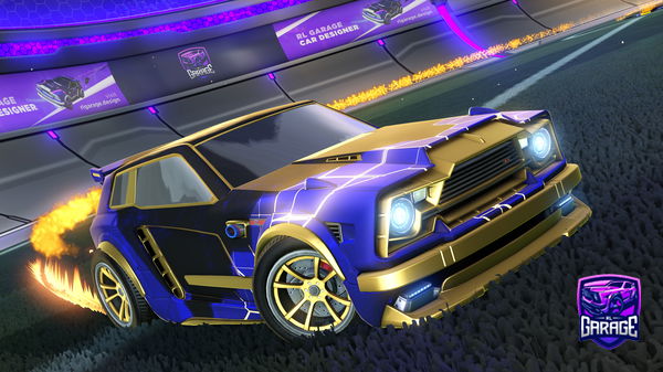 A Rocket League car design from Thobrink10