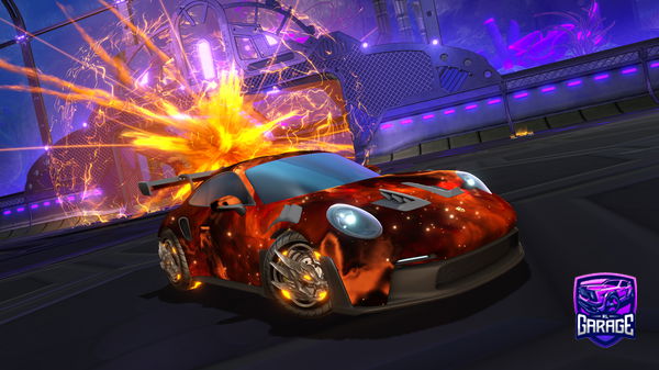 A Rocket League car design from Fgsamuraixl682