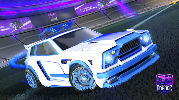 A Rocket League car design from Cheezcurd999