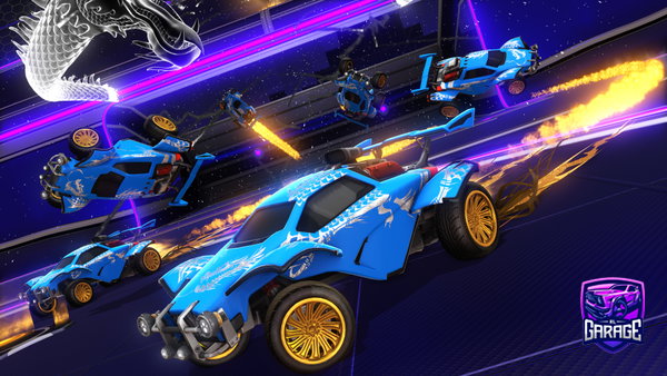 A Rocket League car design from QueenOfQuolls