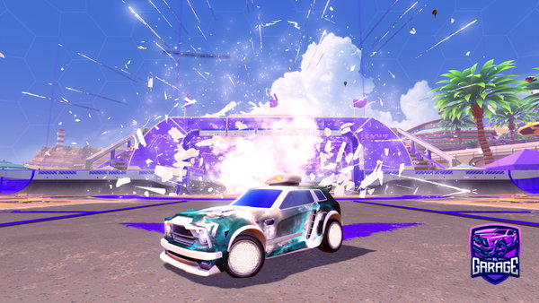 A Rocket League car design from Mazizyt