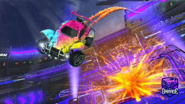 A Rocket League car design from Dundi